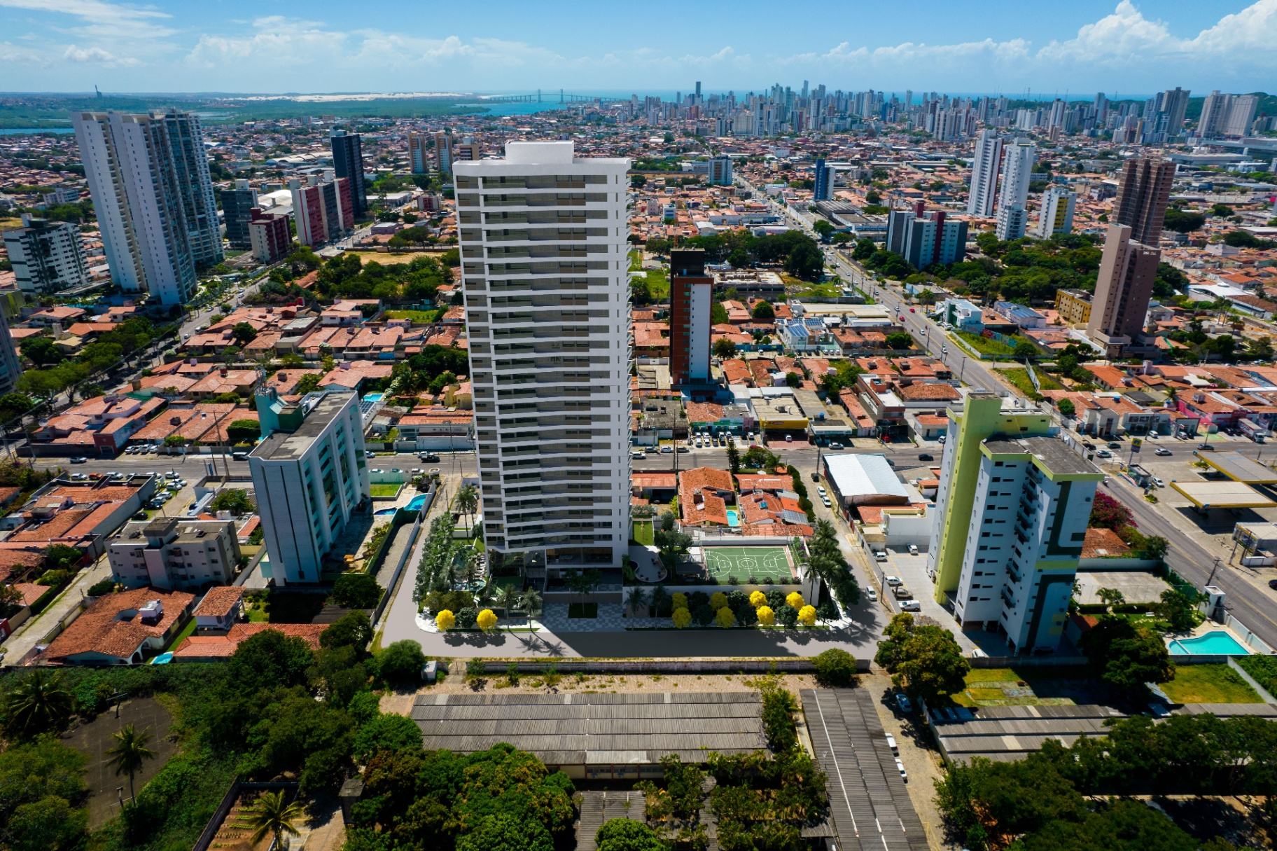 Fotoinserção aérea — José Wilson